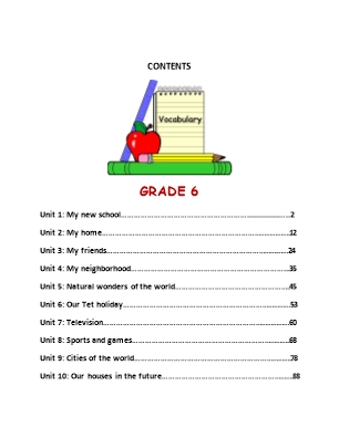 Bài tập Tiếng Anh lớp 6 - Unit 10 to unit 15