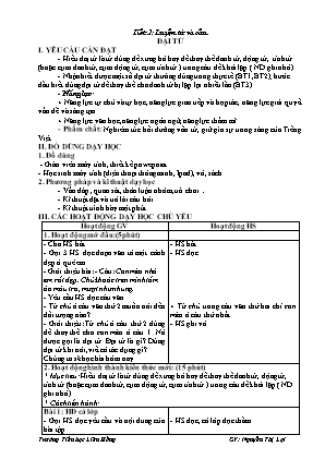 Giáo án Luyện từ và câu Lớp 5 - Đại từ