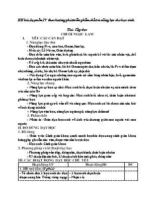 Giáo án Tập đọc Lớp 5 - Chuỗi ngọc lam