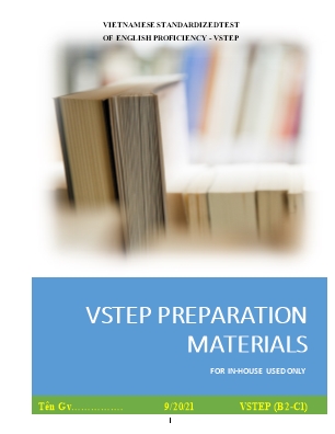 Tài liệu Vstep preparation materials