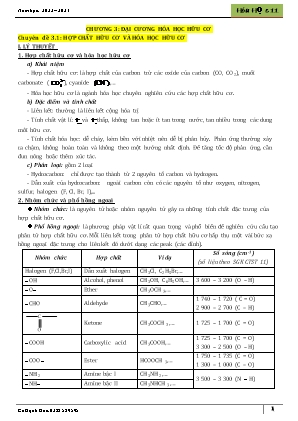 Đề ôn tập môn Hóa học Lớp 11 (Sách Chân trời sáng tạo) - Chương 3: Đại cương hóa học hữu cơ - Năm học 2023-2024